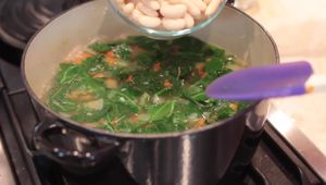 Superfine Collard Greens & White Bean Soup: A Cancer-Fighting Recipe