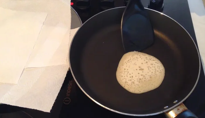 Flip and cook the other side.