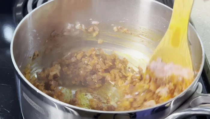 Add water, let it simmer