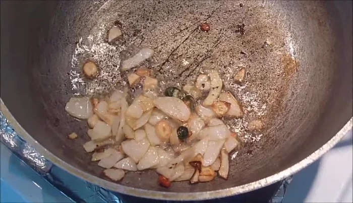 Add potatoes to the pot. Allow them to cook and slightly boil.