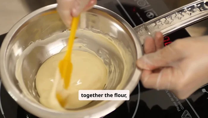 In a large bowl, whisk together flour, sugar, baking powder, baking soda, and salt.