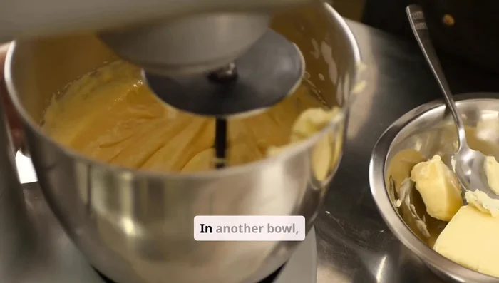In another bowl, combine milk, egg, and melted butter.