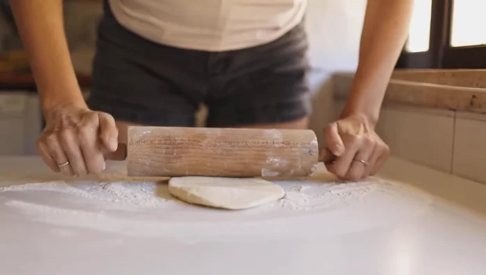 Chill the dough: Shape the dough into a rectangle, wrap in plastic wrap, and refrigerate for 30 minutes.