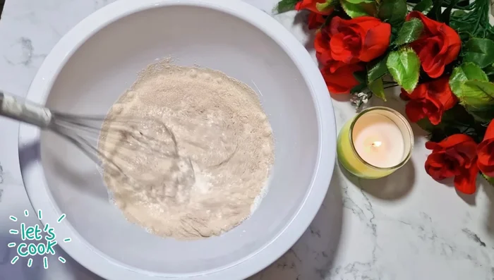 Mix the ingredients.