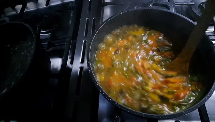 Add dried parsley.