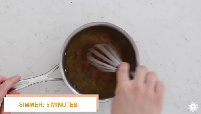 Reduce heat to low. Stir in Pompeian smooth EVOO, honey, and chickpeas. Add cassava flour (optional) for thickening. Cook for 5-8 minutes, stirring often, until thickened.