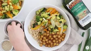 Orange Ginger Chickpea Stir-Fry: Boost Your Mood with This Easy Recipe