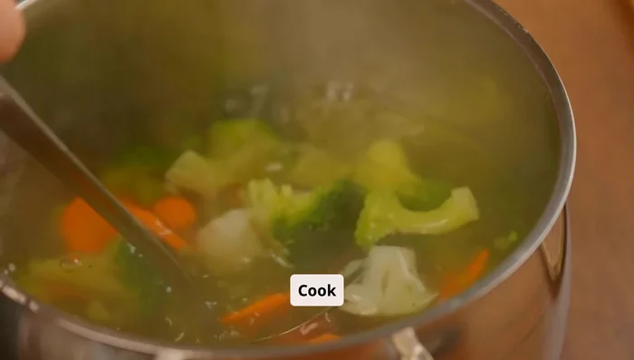 Slow cook. Cover and cook on low for 7-8 hours or on high for 4-5 hours, until the beef is tender and vegetables are cooked through.
