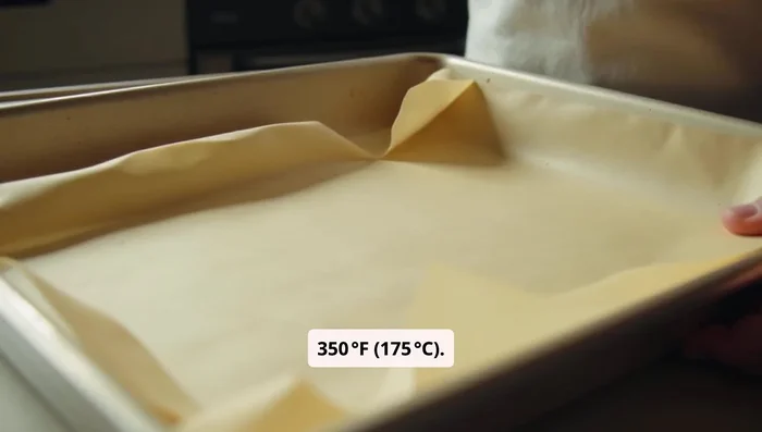 Preheat oven to 350°F (175°C). Line a rimmed baking sheet with parchment paper and lightly grease it. In a bowl, whisk together 1 cup cornmeal, sugar, salt, and vanilla. Gradually add 3/4 cup water until you have a smooth, pourable batter.