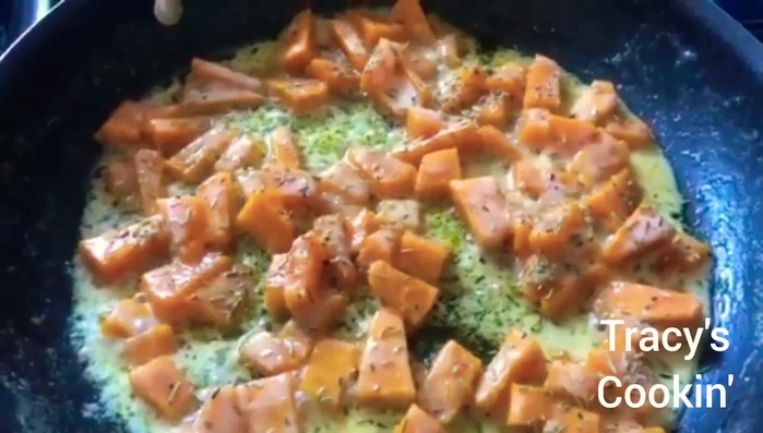 Gently stir in the remaining vegetables, being careful not to break the pumpkin pieces.