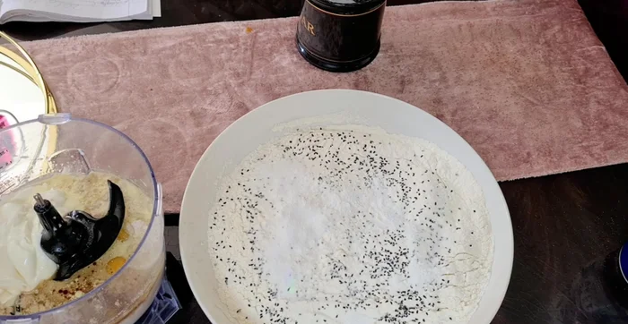Add powder.